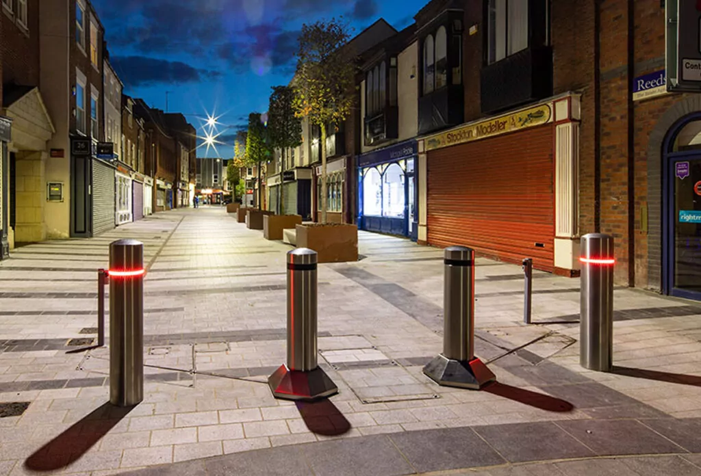Stockton-on-Tees Sliding bollards