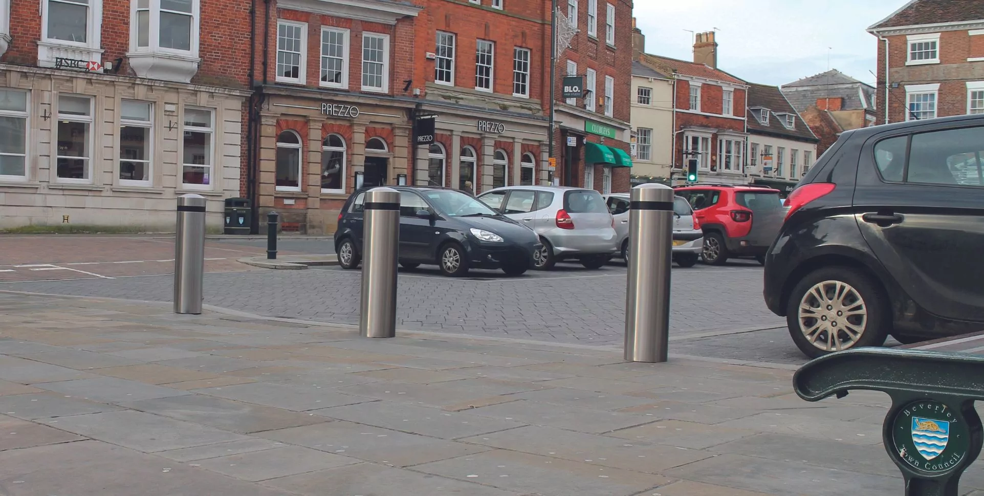 Heald Sparta Beverly Bollard Install
